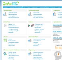 indiabix.com screenshot