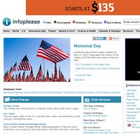 infoplease.com screenshot