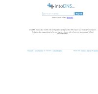 intodns.com screenshot