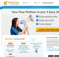 ipetitions.com screenshot