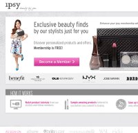 ipsy.com screenshot