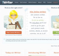 iwriter.com screenshot