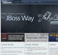 jboss.org screenshot
