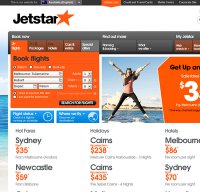 jetstar.com screenshot