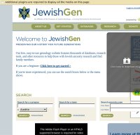 jewishgen.org screenshot