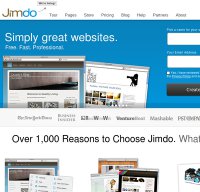 jimdo.com screenshot