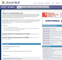 joomlacode.org screenshot