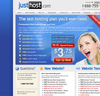 justhost.com screenshot