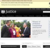 justice.gov.uk screenshot