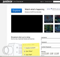 justin.tv screenshot