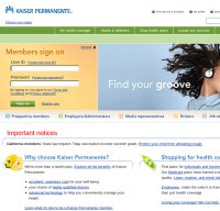 kaiserpermanente.org screenshot