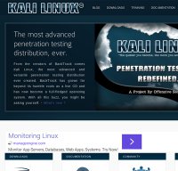 kali.org screenshot