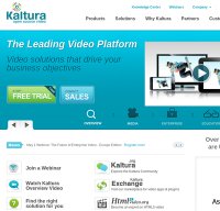 kaltura.com screenshot