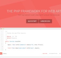 laravel.com screenshot