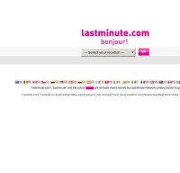 lastminute.com screenshot