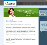 leapforceathome.com screenshot