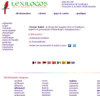 lexilogos.com screenshot