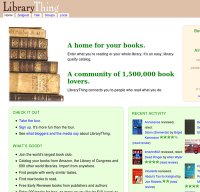 librarything.com screenshot