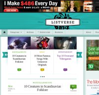 listverse.com screenshot