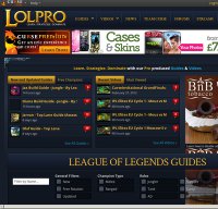 lolpro.com screenshot