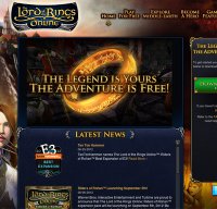 lotro.com screenshot