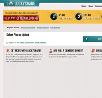 luckyshare.net screenshot