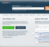 majesticseo.com screenshot