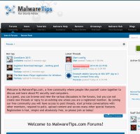 malwaretips.com screenshot