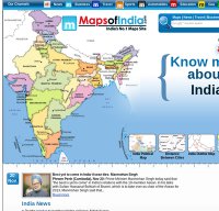 mapsofindia.com screenshot