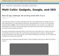 mattcutts.com screenshot