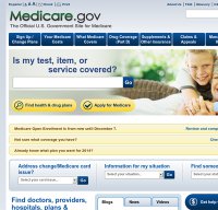 medicare.gov screenshot