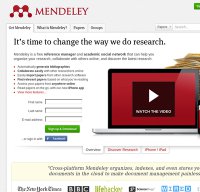 mendeley.com screenshot