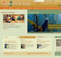 miami.edu screenshot