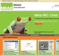 mibbit.com screenshot