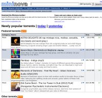 mininova.org screenshot