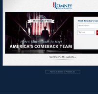 mittromney.com screenshot