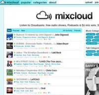 mixcloud.com screenshot