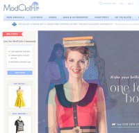 modcloth.com screenshot