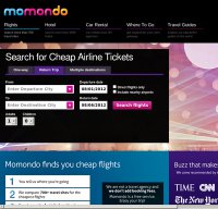 momondo.com screenshot