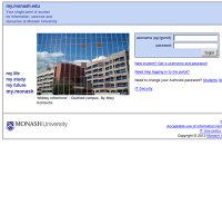 monash.edu.au screenshot