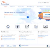 moniker.com screenshot