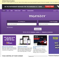 monster.co.uk screenshot