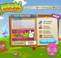 moshimonsters.com screenshot