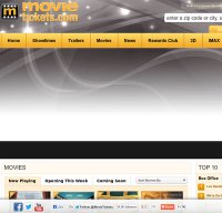 movietickets.com screenshot