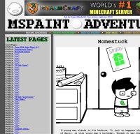 mspaintadventures.com screenshot