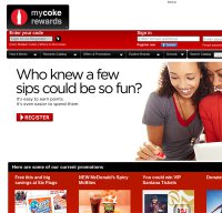 mycokerewards.com screenshot