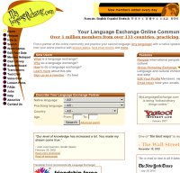 mylanguageexchange.com screenshot