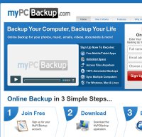 mypcbackup.com screenshot