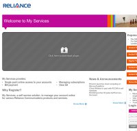 myservices.relianceada.com screenshot