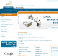 mysql.com screenshot